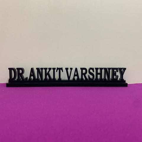 Name Desk Decor For Doctors