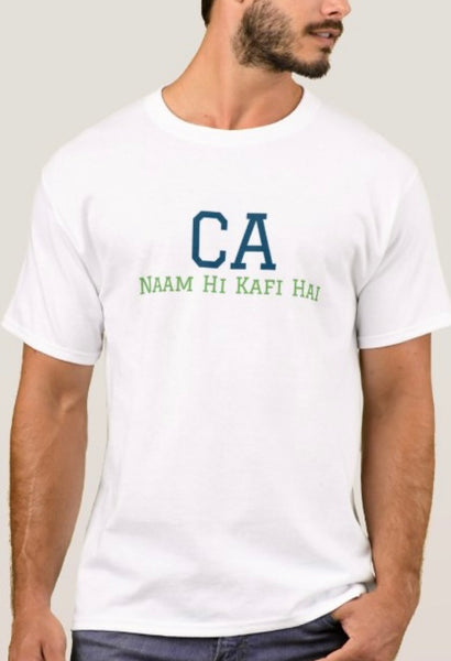 Chartered Accountant Tshirt - CA Naam Hi Kafi Hai