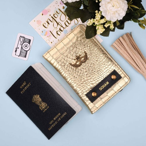 Personalized Passport Cover - Croco