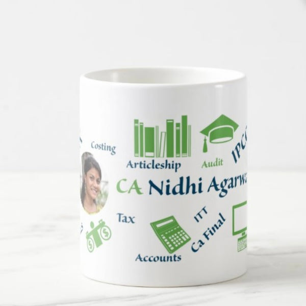 Mug For Chartered Accountant With Photo